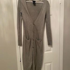 Long cashmere sweater xs